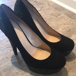 Enzo Angiolini Black Studded “Beccalyn” Pumps